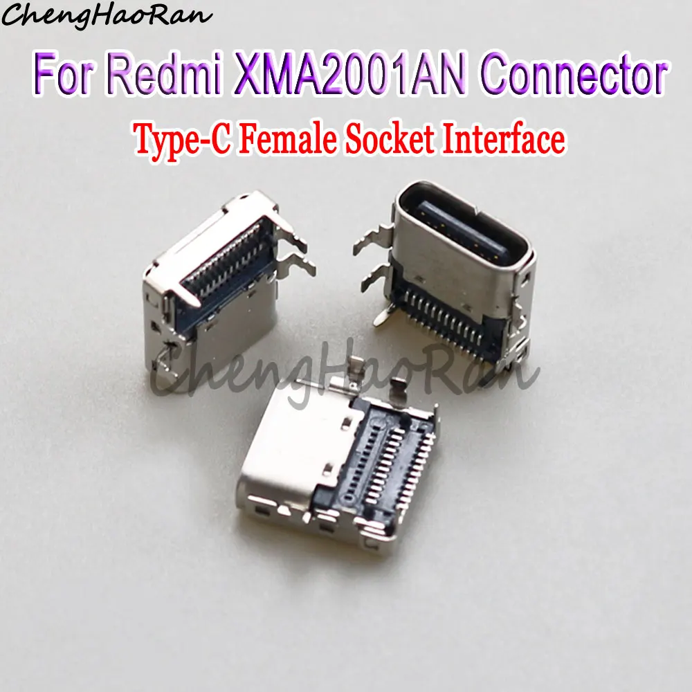 RedMi XMA2001AN USB C타입 암 전원 인터페이스, 24 핀 테일 플러그, 노트북 충전 포트, 플러그 커넥터, 1/2 개