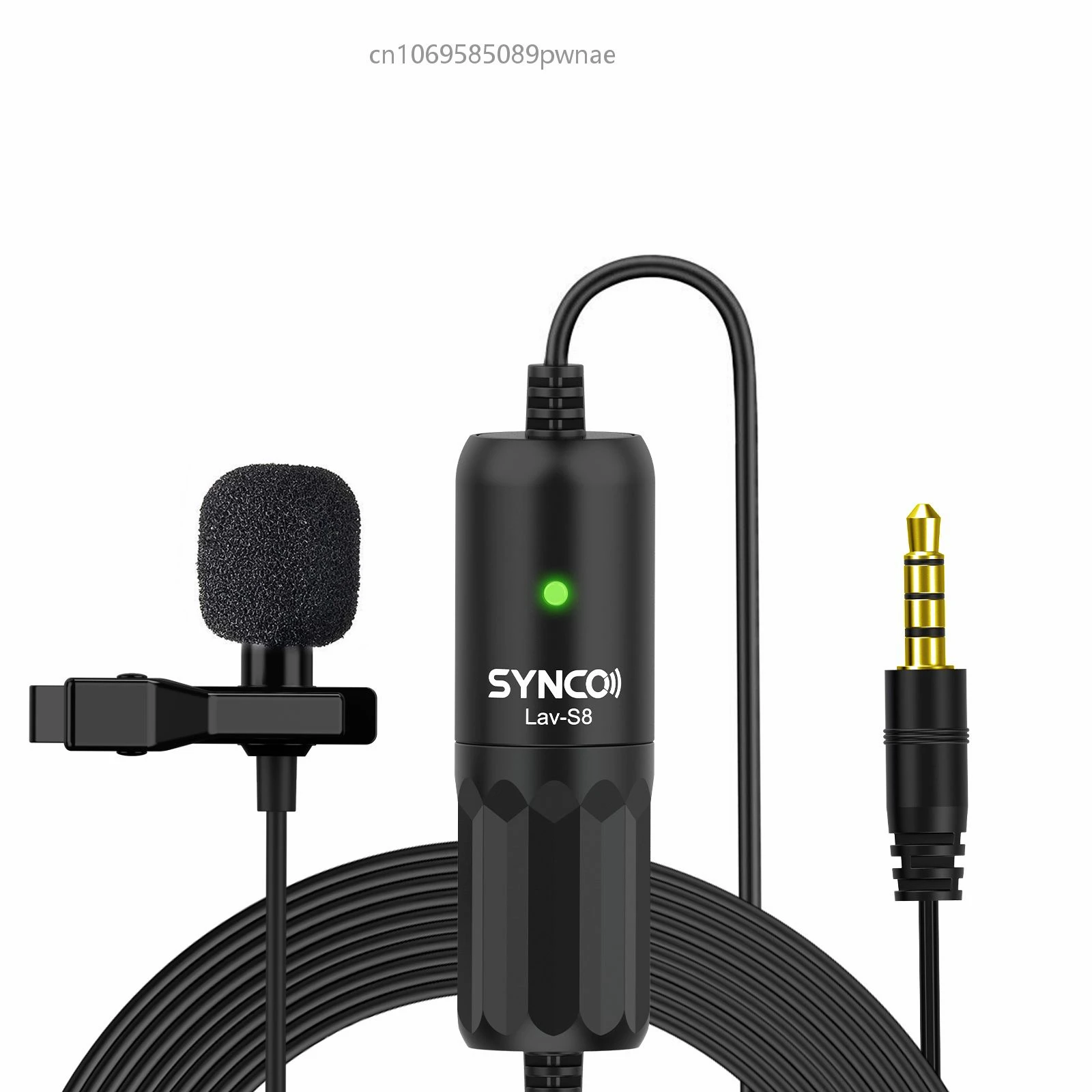 Synco S8 Lavalier Microphone Wired Mikrofo Microfon for Speaking Vocal Audio 3.5MM Camera Video Studio Lapel Mic