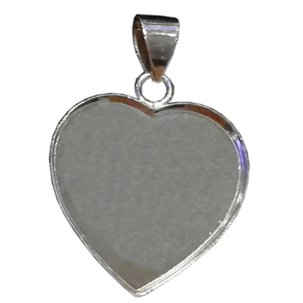 Beadsnice ID26726smt17 Sterling Silver 925 wisiorek Bezel Cup do ustawień Fit Square 25mm zdjęcie wisiorek podstawy tace — zdjęcie 7