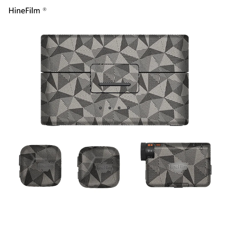 Hinefilm Skin für DJI Mic MINI Aufkleber Haut Schutzfolie für MIC MINI Wireless Mikrofon Aufkleber DJIMIC MINI Wraps Cover 5