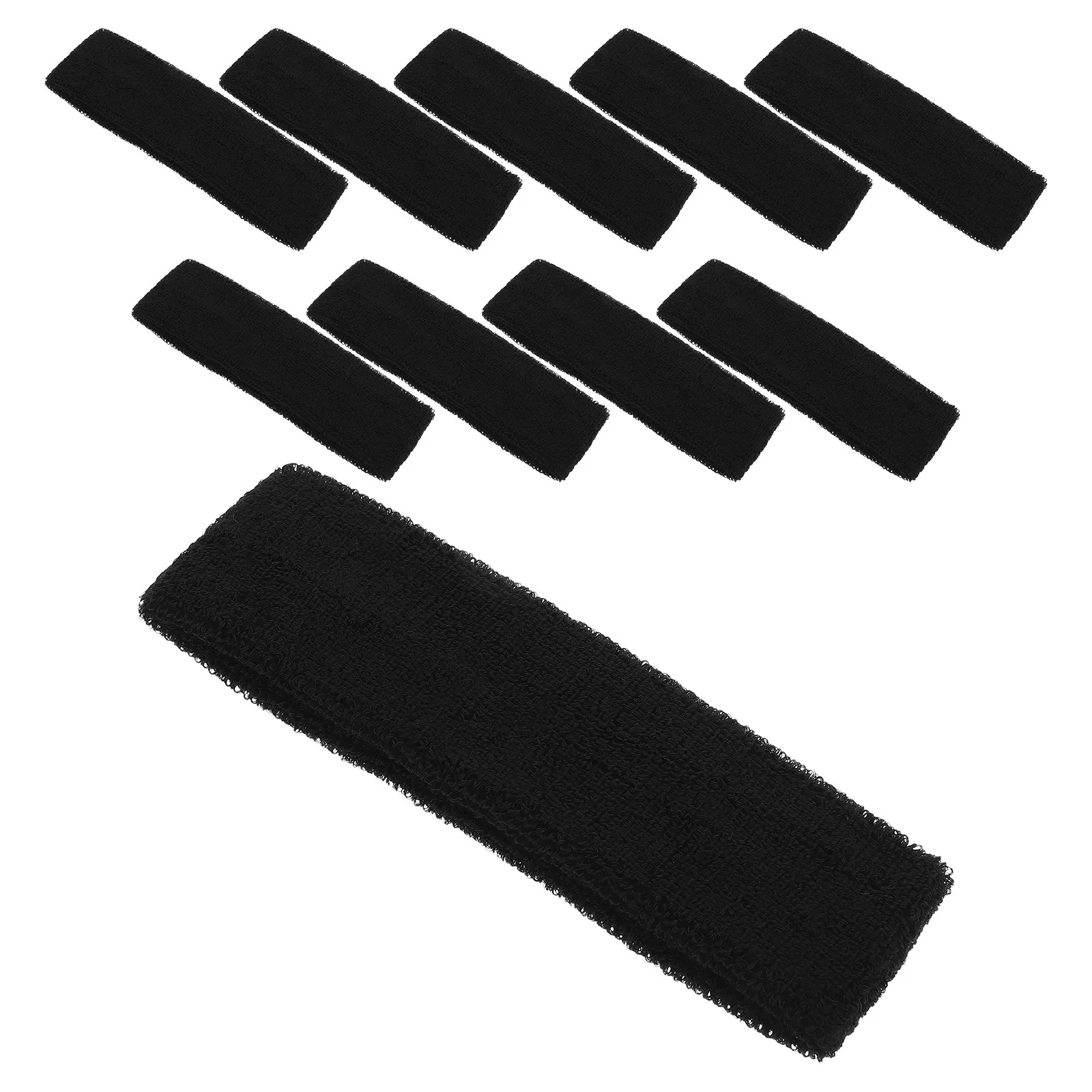 

10Pcs Sweat-Absorbing Headbands for Women Elastic Non-Slip Yoga Sports Headband Running Fitness Hair Band Gym Outdoor Exercise