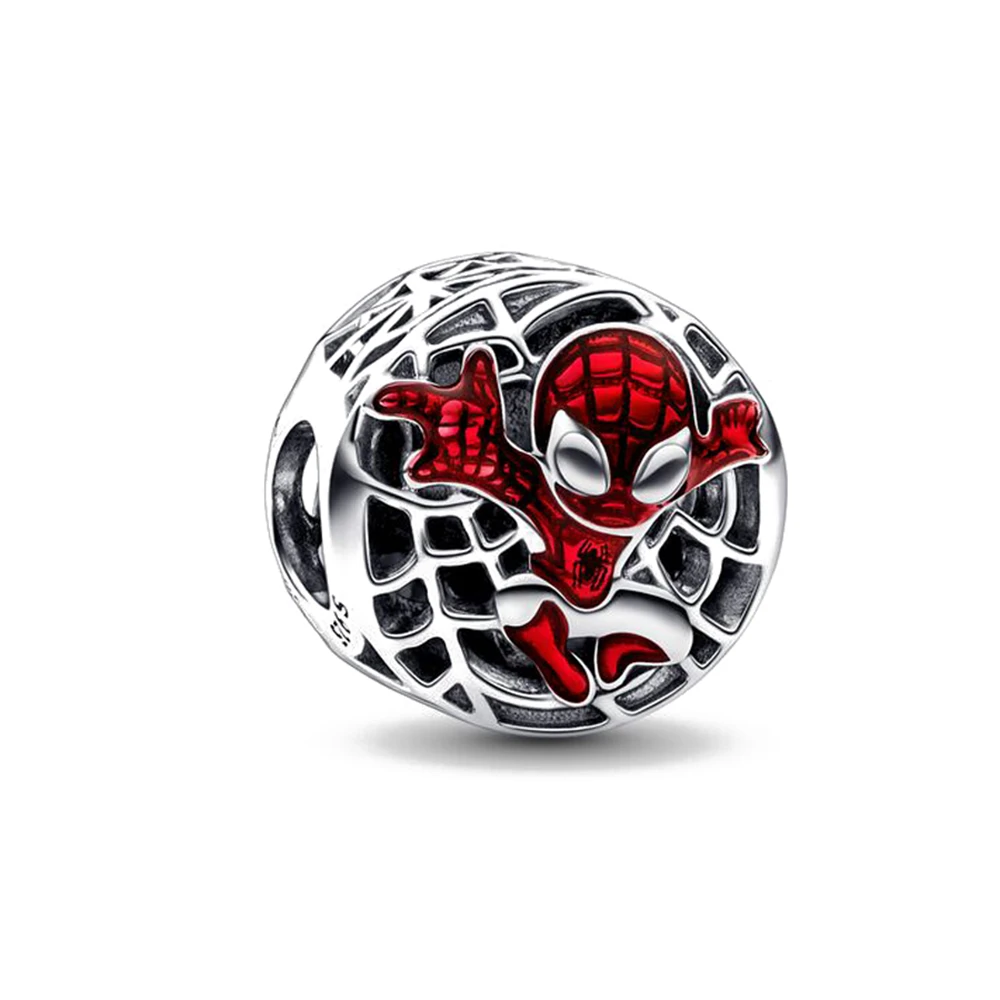 Disney Marvel The Avengers Charm Series Fit Original Pandora Charms Bracelets Spider-Man Wolverine Charm Women Pendant Jewelry