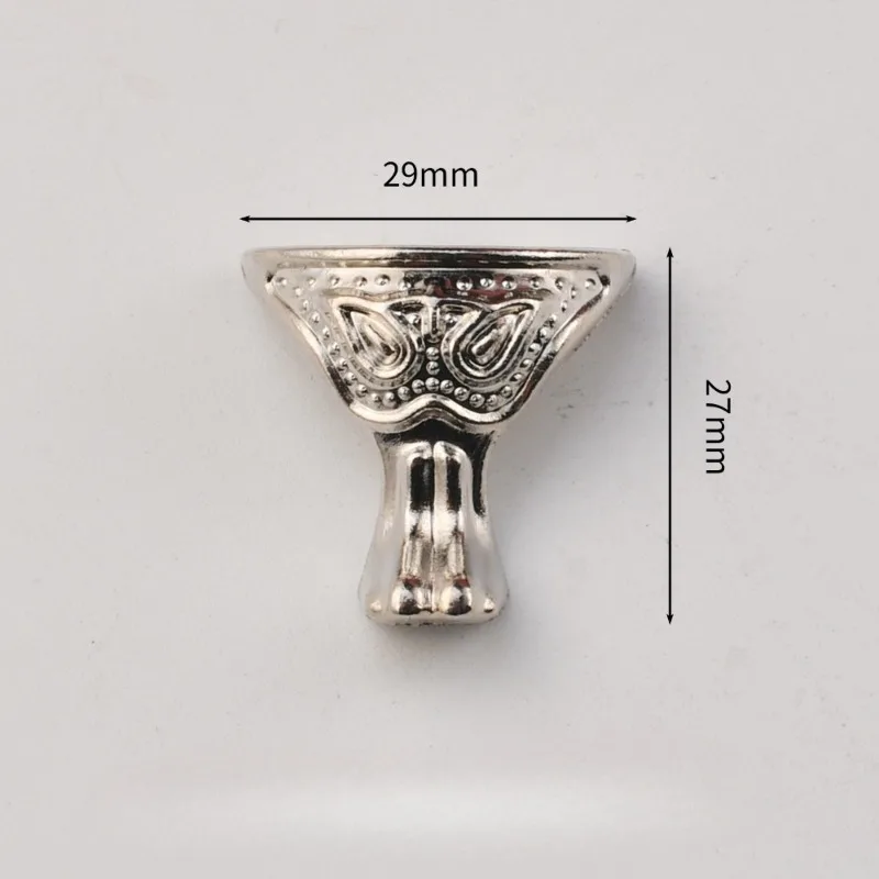 8Pcs Antique Corner Decorative Feet Leg Protector Jewelry Gift Box Wood Case