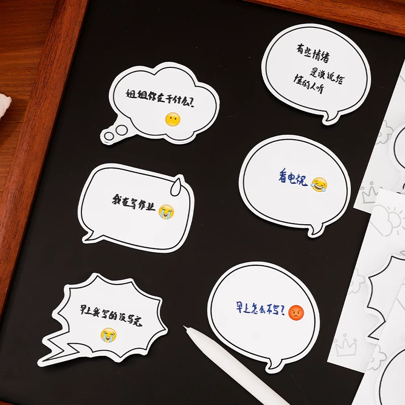 30Sheets Simple Paper Memo Pads Simple Scrapbooking Sticker School Supplies Post Sticky Notes Office Stationery