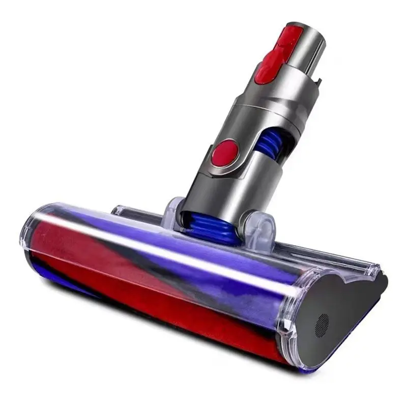 

A68P-1 Pcs Quick Release Soft Roller Cleaner Head For Dyson V7 V8 V10 V11 V15 Vacuum Cleaner Floor Brush Head Replacement Spare