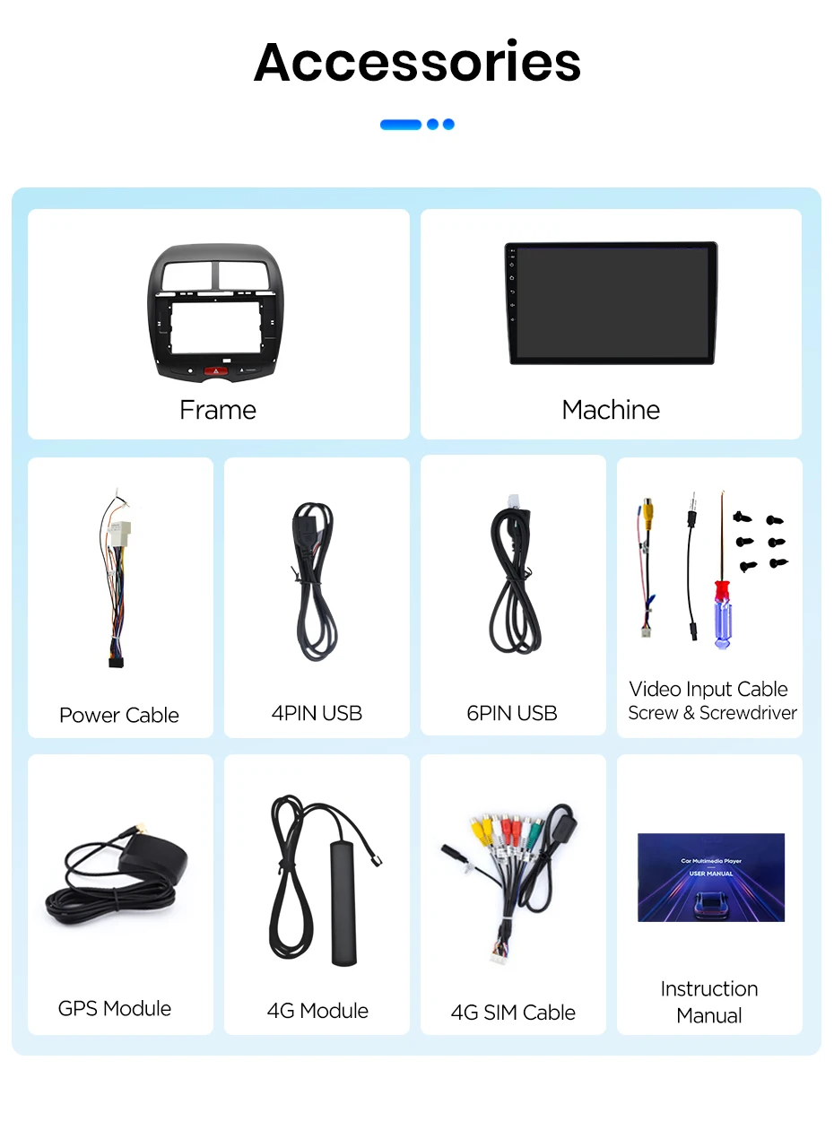 Junsun Android 15 Auto-Intelligentes System für Mitsubishi ASX 1 GA 2010-2016 AI Wireless CarPlay für Apple Auto 10" IPS – Detail 33