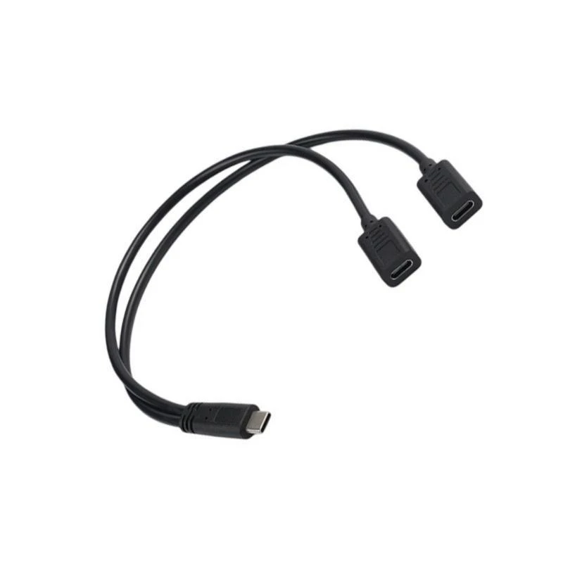 

USB C Male to Double USB C Female Charging Cable for Phone Splitter Cable