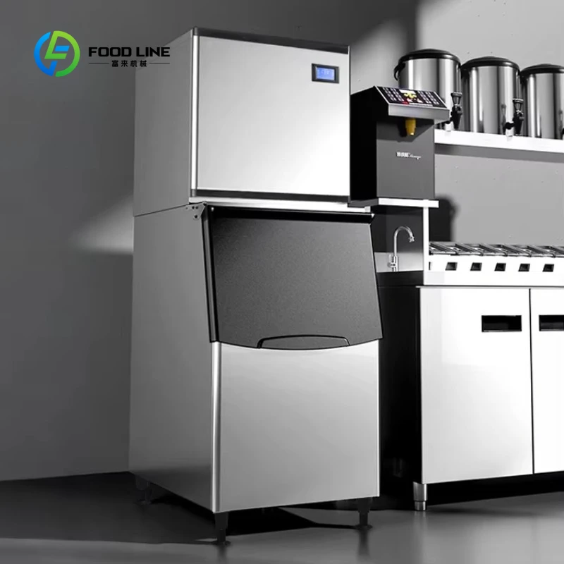 

Индивидуальная автоматическая коммерческая машина для изготовления льда большой емкости, машина для изготовления кубиков льда для торгового бизнеса