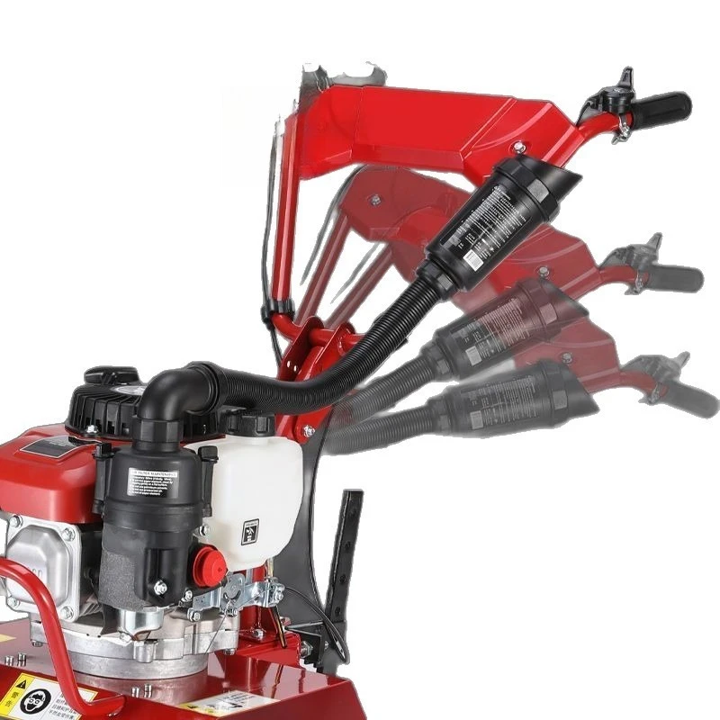 

Micro-tiller Small household four-stroke, soil-loosening paddy field weeding ditch-turning rotary tiller