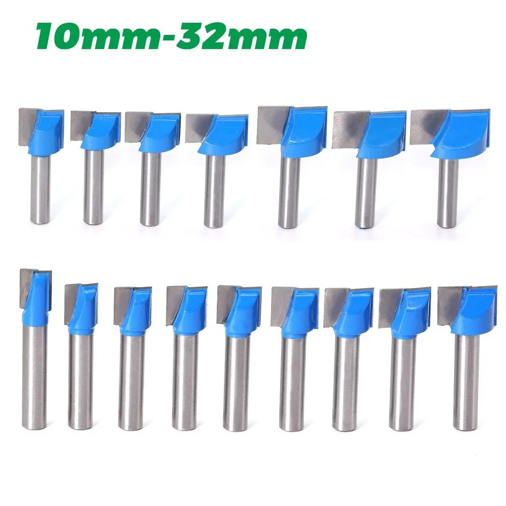 Limpeza Bottom Engraving Router Bit Aço Carbono Fresa Endmill para Madeira Ferramentas para Trabalhar Madeira mm Shank 1pc