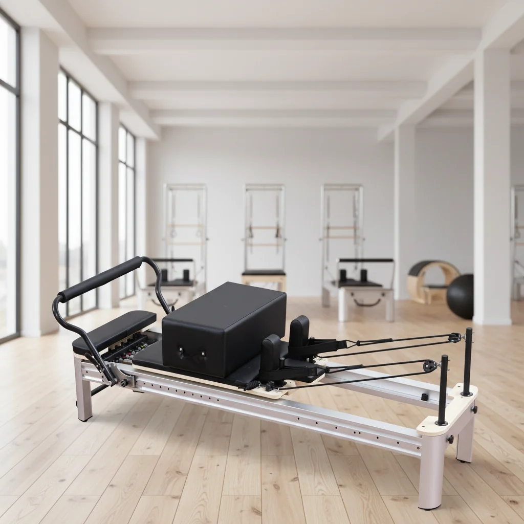

Aluminum Alloy Extend Rail Pilates Rformer for Gym Studio&Yoga Studio Exercise