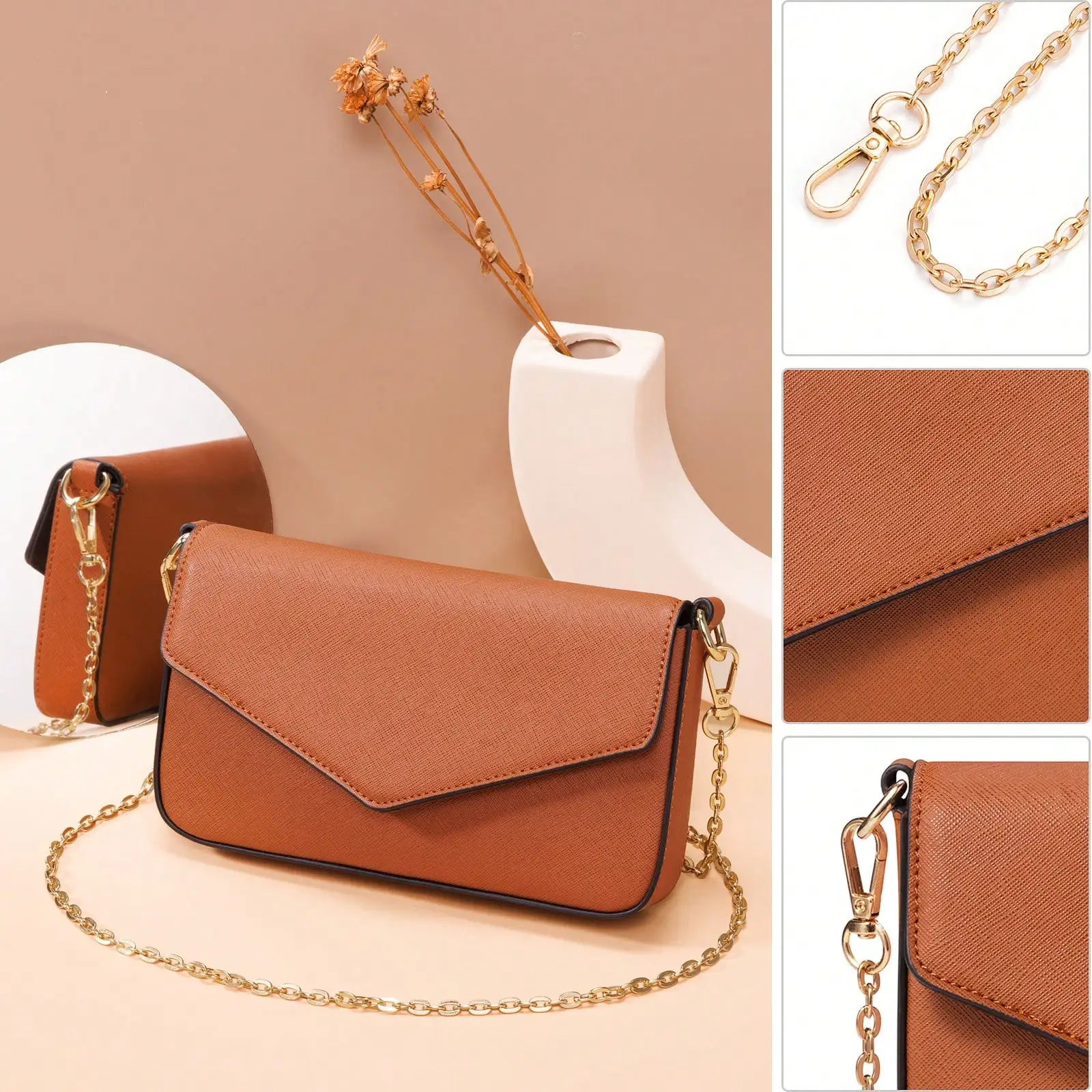 4PCS Women Fashion Handbags Purses Wallet Tote Shoulder Bags Casual Crossbody Bags, Best Valentine's Day Gift For Ladies Girls, Satchel Purse Set 4pcs