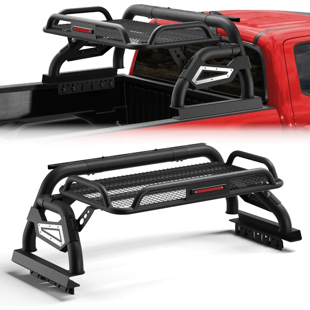 

Грузовик с корзиной для грузовых автомобилей среднего размера, сверхмощная спортивная стойка Chase Rack, совместимая с Toyota Tacoma, Chev