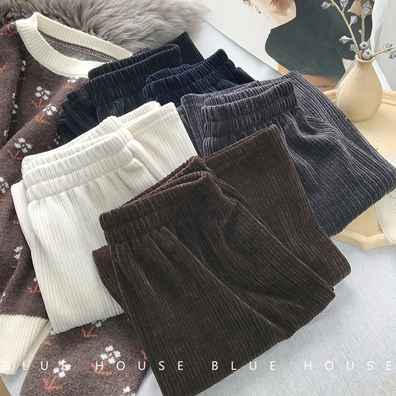 

Женские зимние повседневные брюки Y2K Harajuku High Street 2000-х годов, эстетические спортивные уличные танцы, широкие брюки с высокой талией, одежда 2025