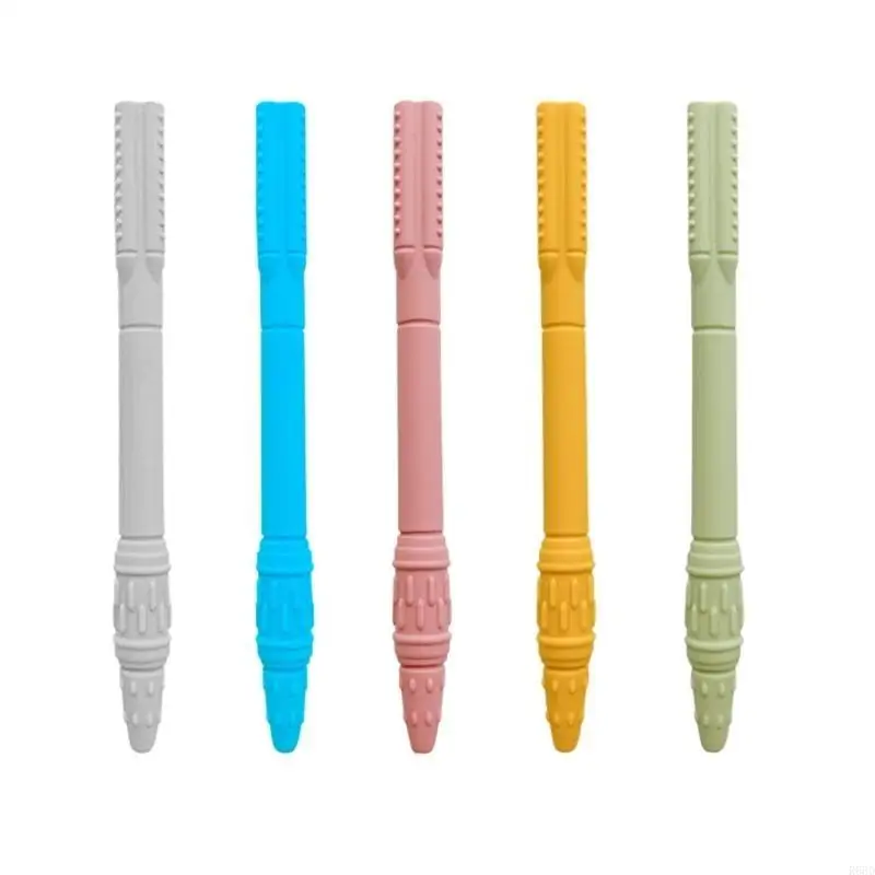 

R66D Teething Toy for Baby Kids Teether Soft Silicone Teething Tube fits for Babies
