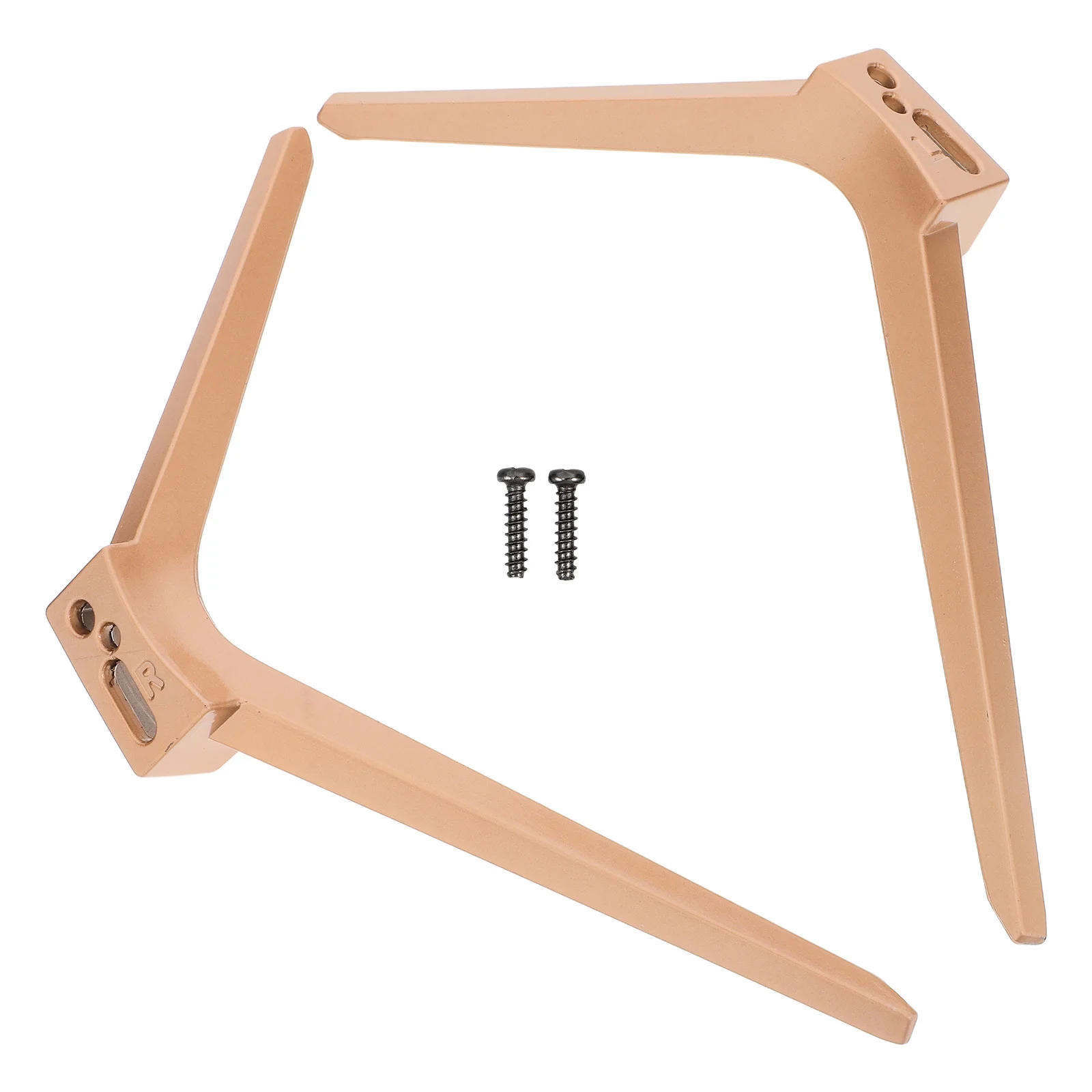 

1Pair Base Stand Universal Tabletop Mount Adapter Support Legs for Corner Small Spaces Office Home Replacement Kit Durable