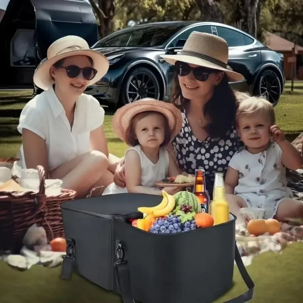 For Model 3 Y Frunk Cooler Organizer Insulation Cooler Bag Front Trunk Storage Organizers for Tesla Model 3 Y Accessories