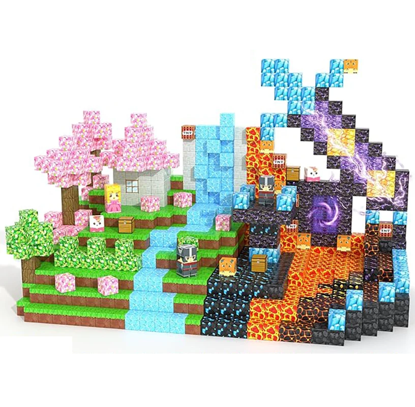 Magnetisches Bausteine-Set – Puzzle-Spielzeug, Übungs-Denkslogik, ein Geburtstagsgeschenk für Kinder