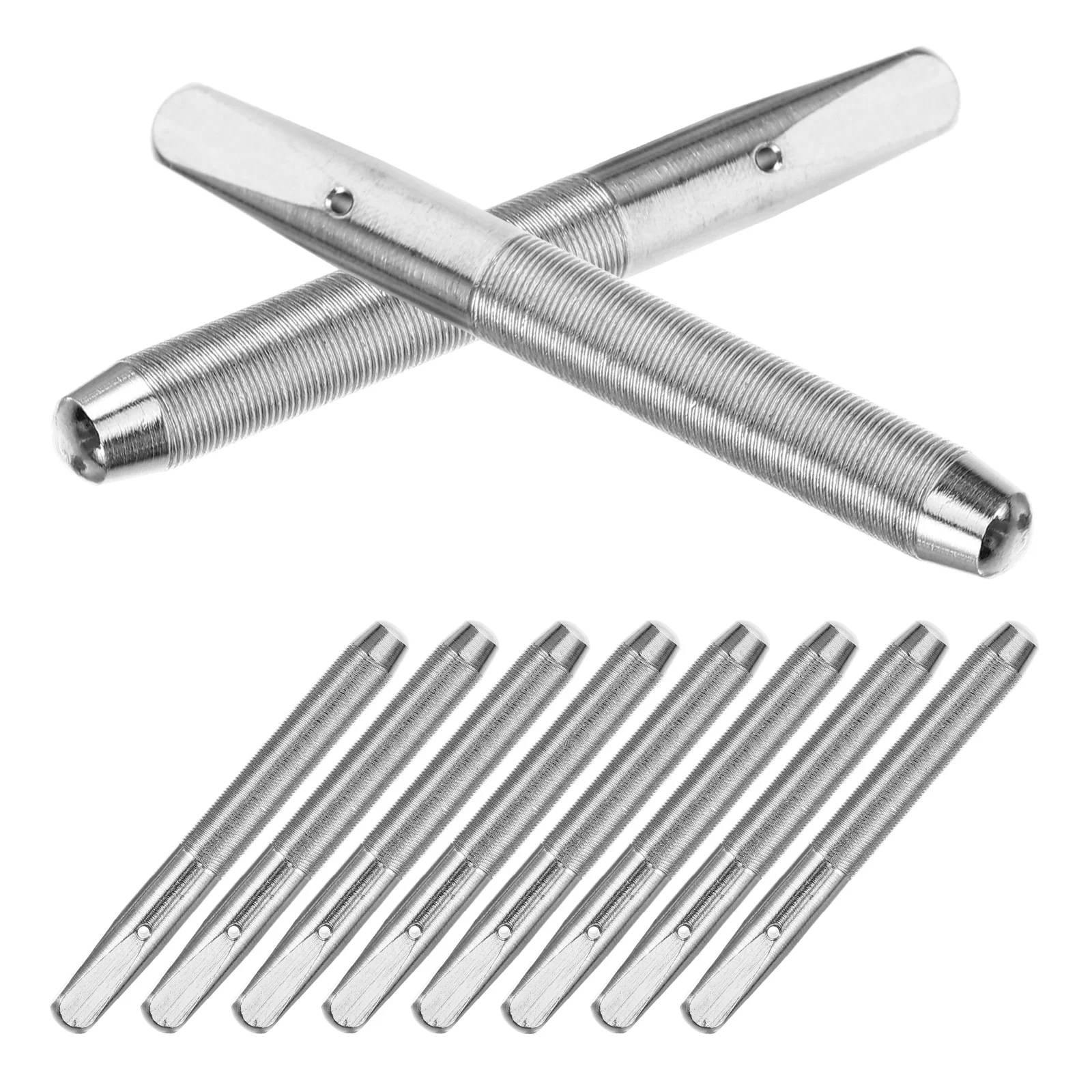 

Piano Repair Tools 10Pcs Zinc Alloy Tuning Peg Pins Kit for Keyboard Maintenance Tuner Key Accessory Gift