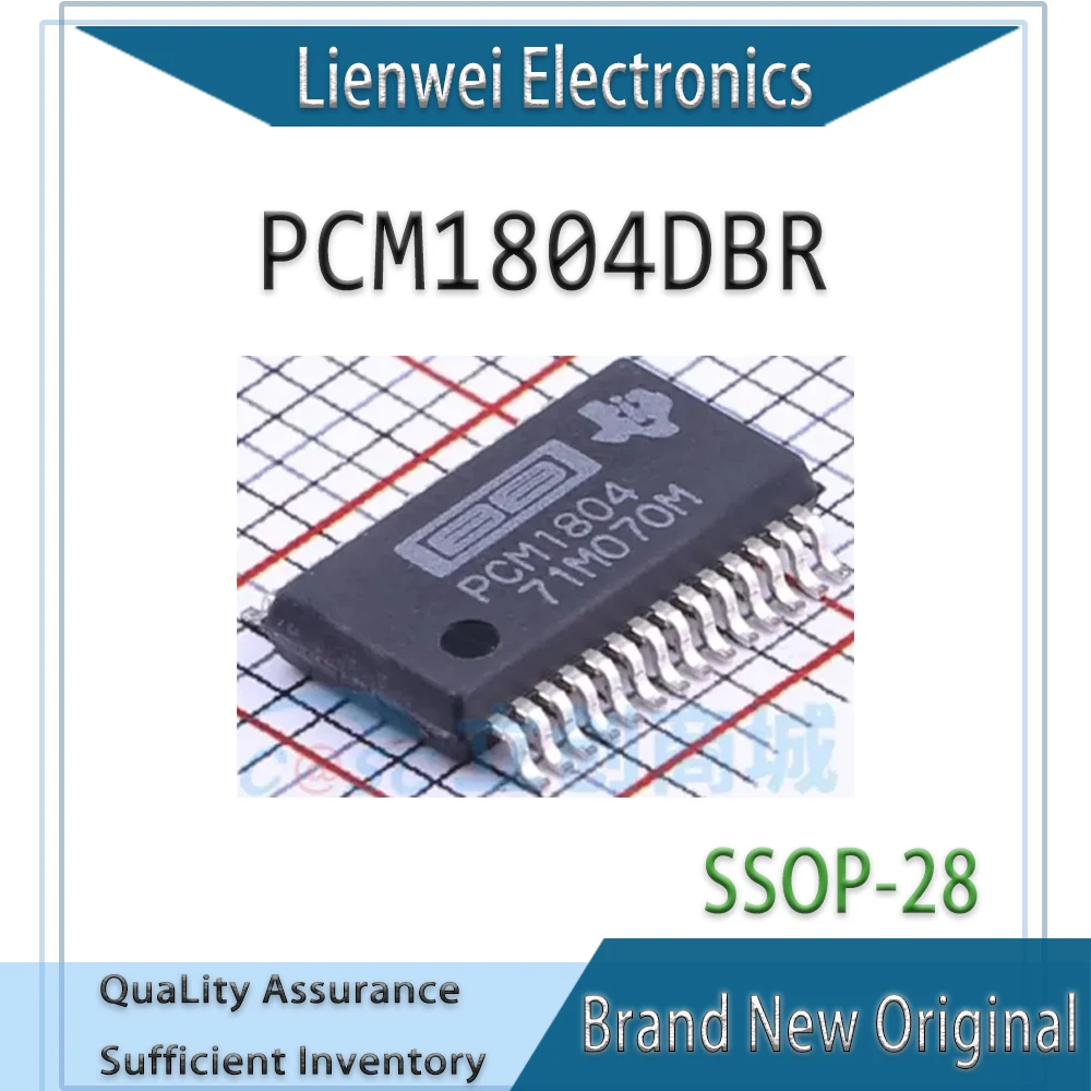 

100% New Original PCM1804 PCM1804DBR PCM1804DB IC Chipset SSOP-28