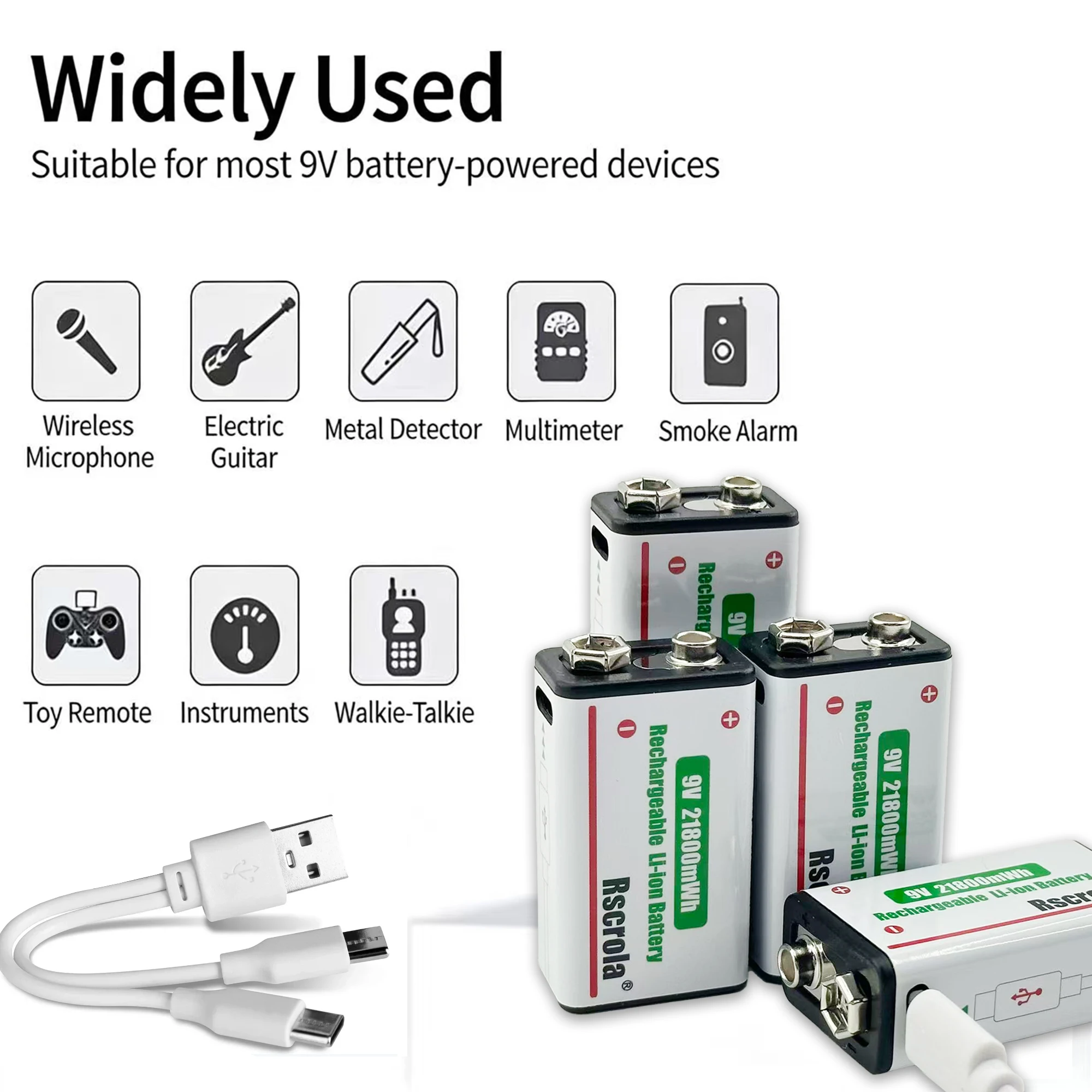 Long-Lasting 9V Lit…