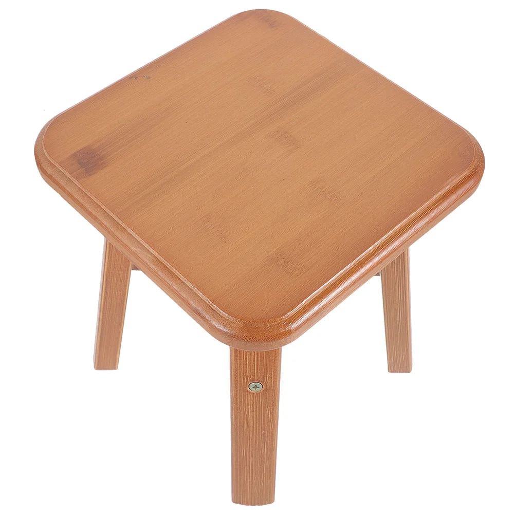 

Foldable Stool Stools Small for Decor Wooden Stepping Square Classroom Low Outdoor Sitting Toddler