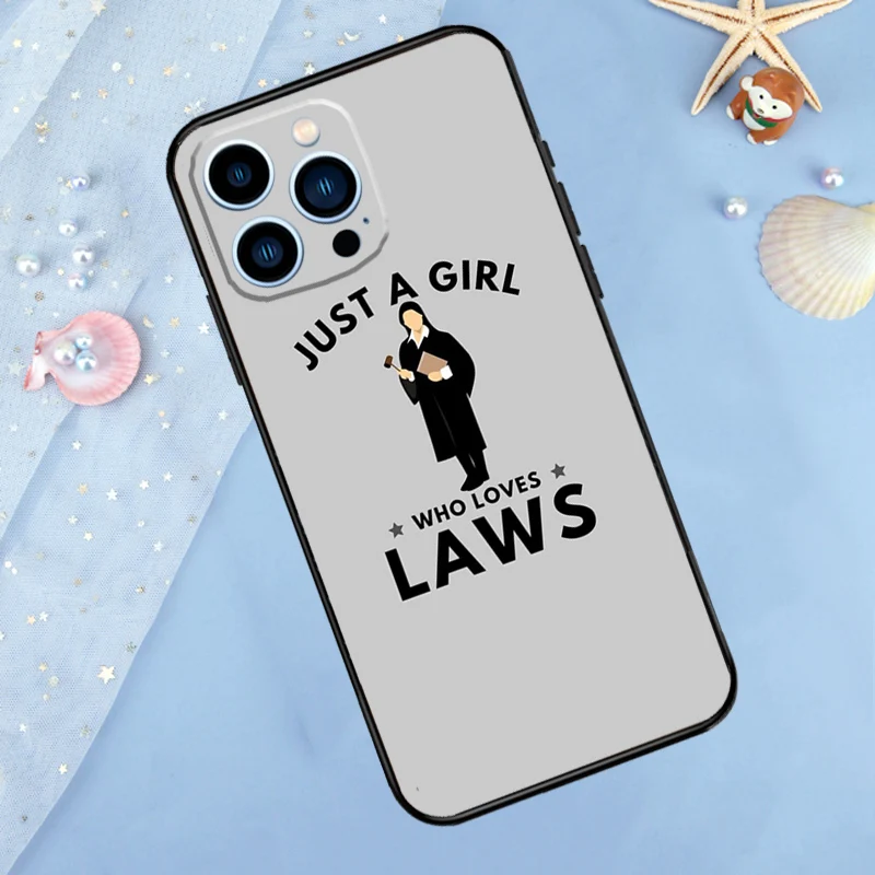 Law Student Lawyer Judge Phone Case For iPhone 14 13 12 11 15 16 Pro Max 7 8 Plus XR X XS Max 12 13 Mini Cover Case