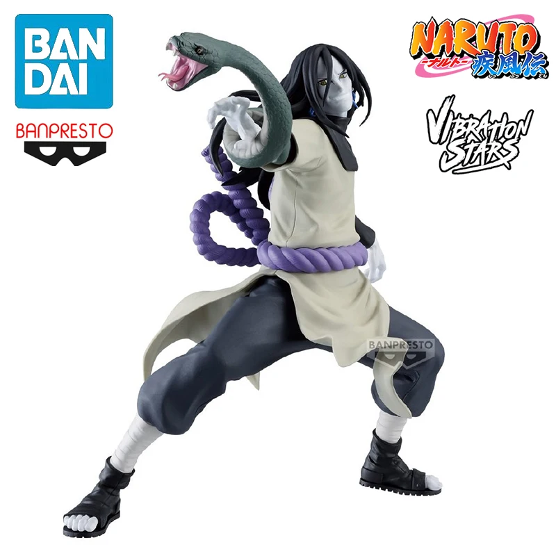 Genuine Banpresto Vibration Stars Naruto Shippuden Orochimaru PVC Anime Action Figures Model Collection Toy