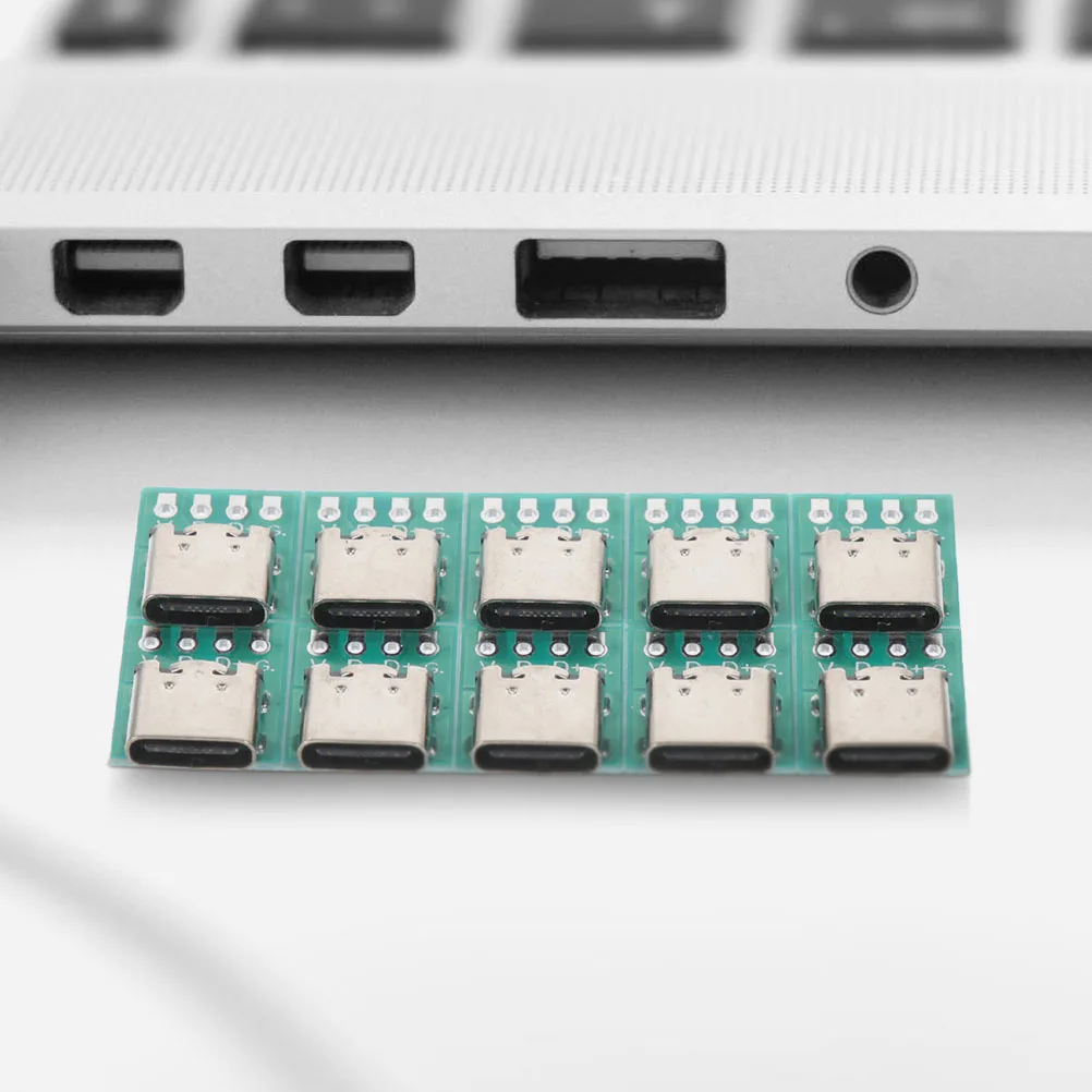 

20 шт. плата разъема USB C Diy 3,1 типа C, гнездовой адаптер, преобразователь печатной платы для линии передачи данных, цинковый сплав, поддержка быстрой зарядки