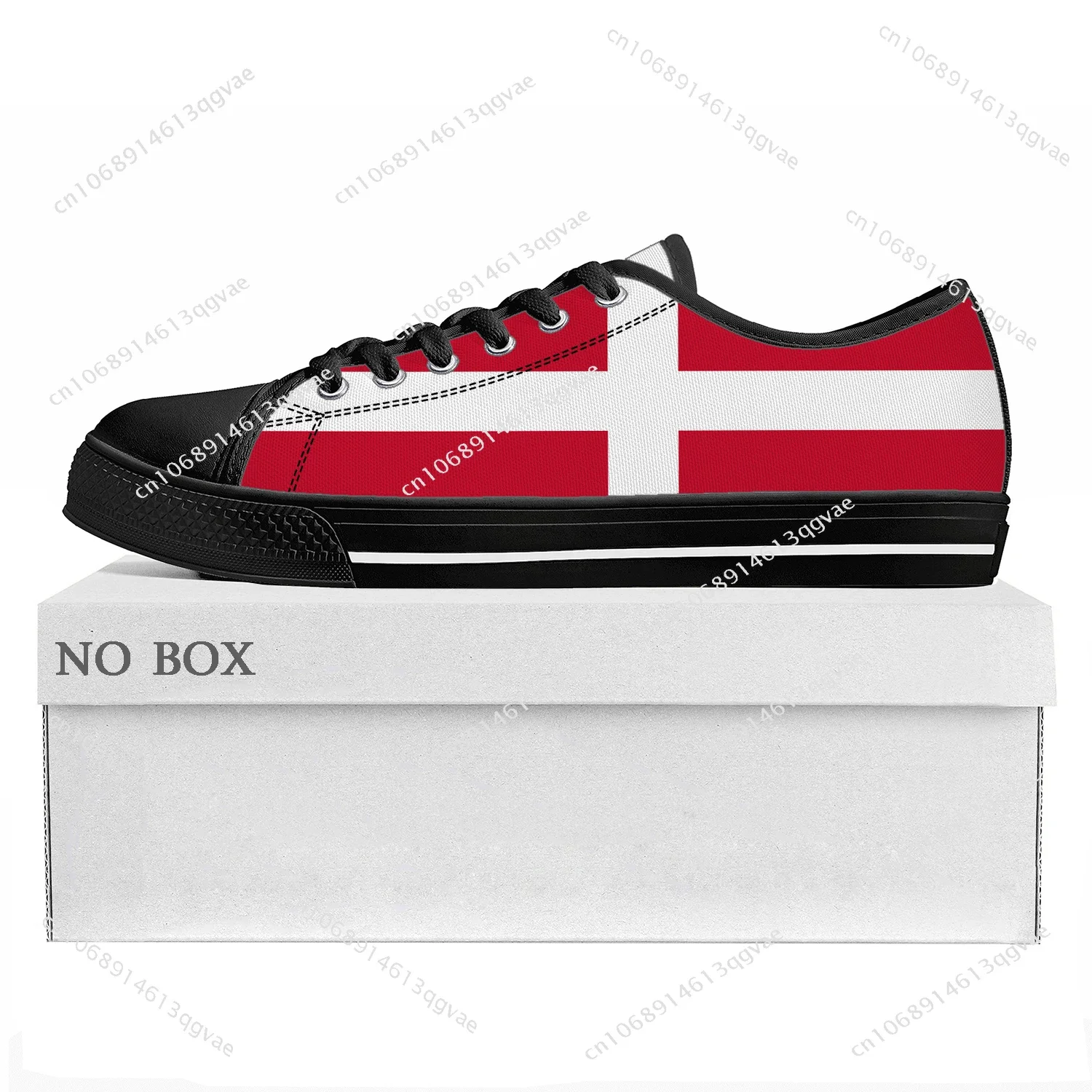 

Danish Flag Low Top High Quality Sneakers Mens Womens Teenager Canvas Sneaker Denmark Prode Casual Couple Shoes Custom Shoe