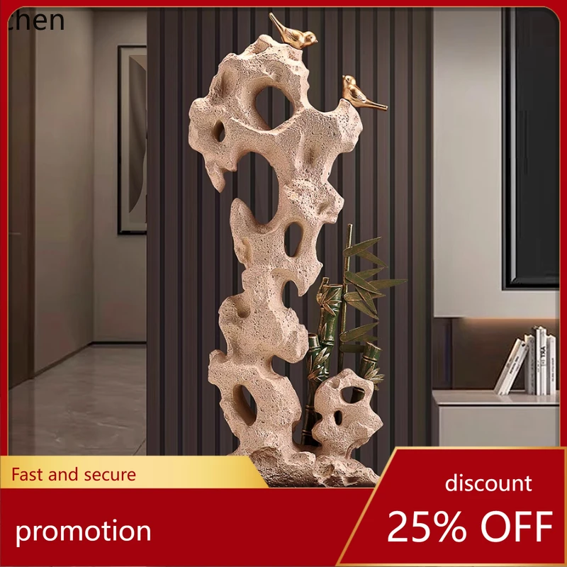  entrance decorative rockery ornaments living room light luxury high-end floor TV cabinet home accessories