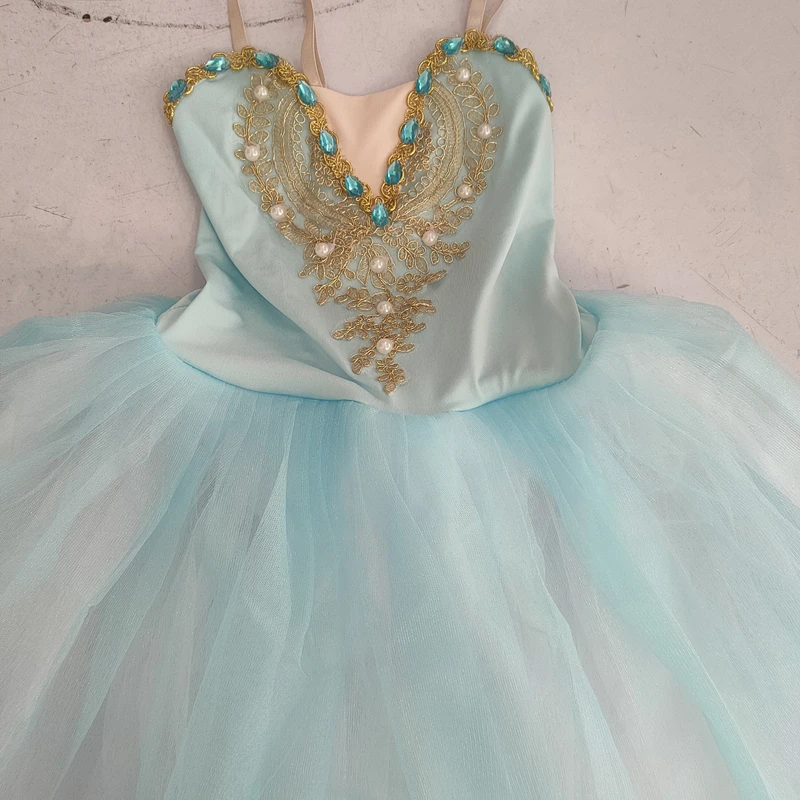 Children\'s ballet skirt, girls\' dance skirt, ballet dancer costume, school dance program, stage collective performance costume