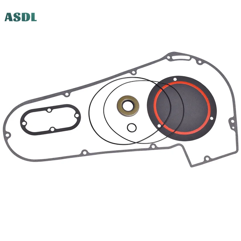 38141K Motorcycle Primary Cover Gasket Kit for Harle/y-Davidso/n Dyna Softail 1966-1984 Clutch Cylinder Gasket Replace