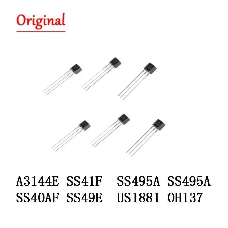 50pcs SS495A OH137 A3144E TO-92 SS40AF SS41F OH49E SS49E 95A 40AF 41F 495A 49E US1881 US5881 UGN3503 Original New