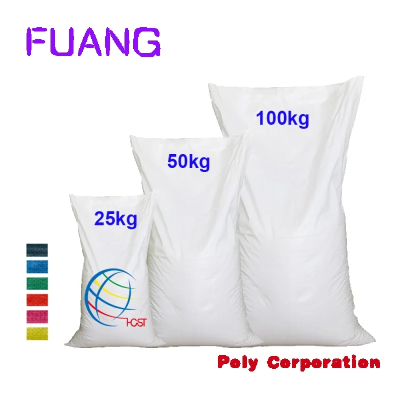 China 5kg 25kg 50kg 100kg polipropileno arroz saco laminado pp tecidos sacos