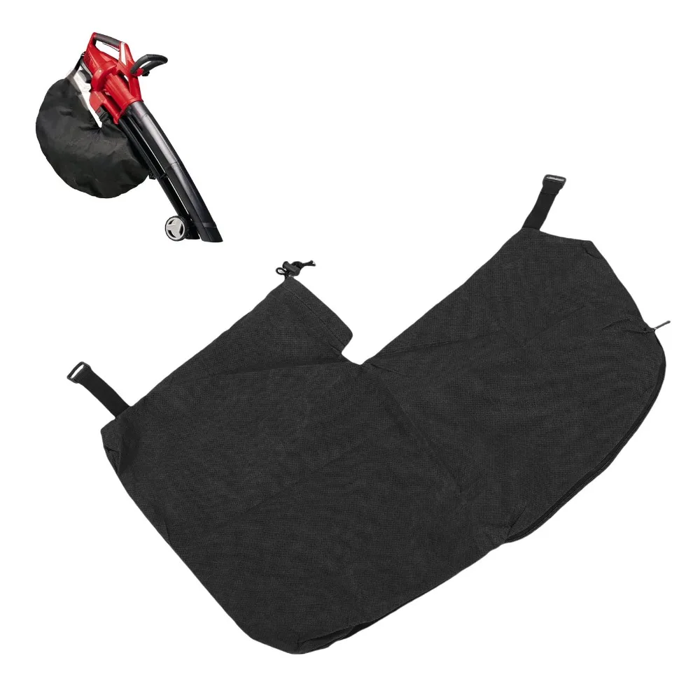 Durable Non Woven Fabric Leaf Blower Bag Black Universal Debris Catcher Bag Tear-Resistant Compact Outdoor Use Tool