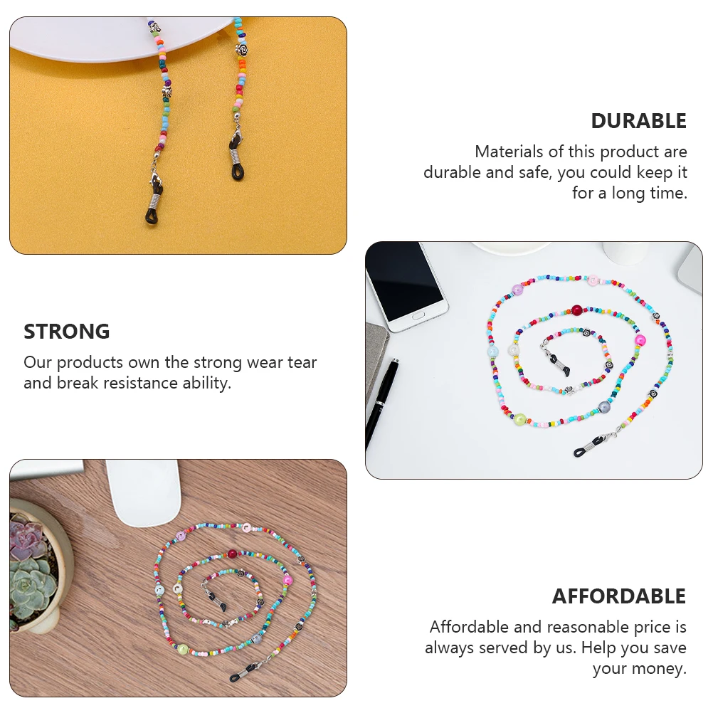 

Adjustable Eyeglass Chain Glasses Eyeglasses Strap Multifunction Lanyard Holders