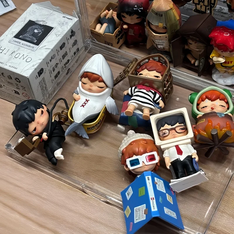 

Pop Mart Hirono Tamed Wildgrass Series Blind Random Box Anime Action Figure Trendy Collectible Model Ornament Toy Doll Kids Gift