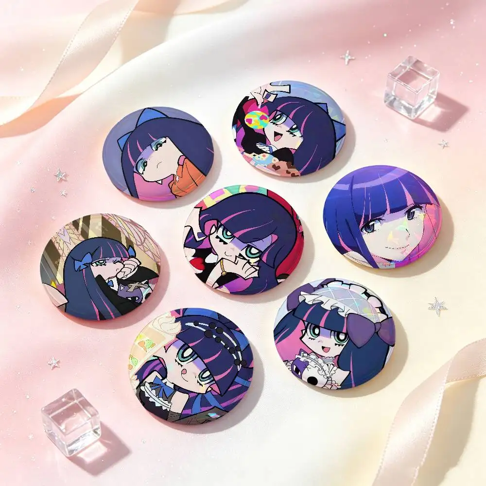 Stocking Anarchy Anime Figure Badges Button Round Creative Pin Brooch Badge Bag Decor Accessories Fans Collect Friends Gifts
