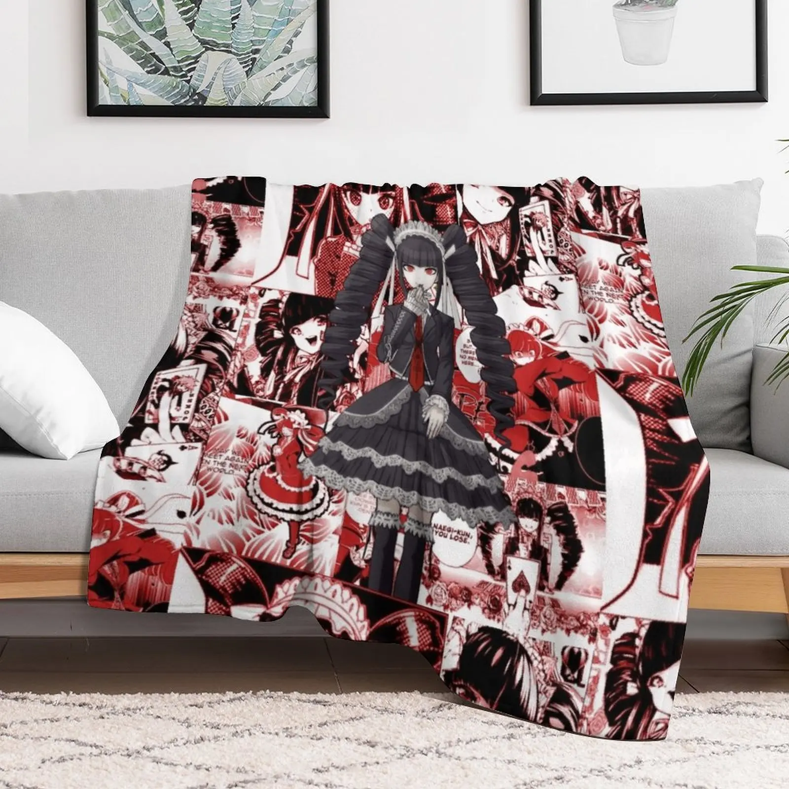 Celestia Ludenberg Manga Collage Throw Blanket Baby Thins For Sofa Thin Blankets