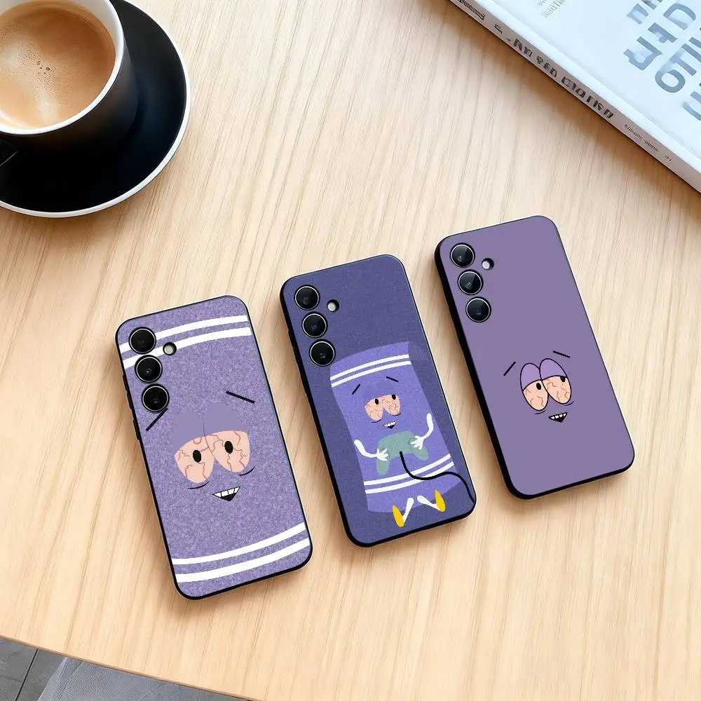 S-South Park T-Towelie  Phone Case For Samsung Galaxy A73,A72,A71,A70,A53,A52,A51,Soft Silicone Black Cover Gift