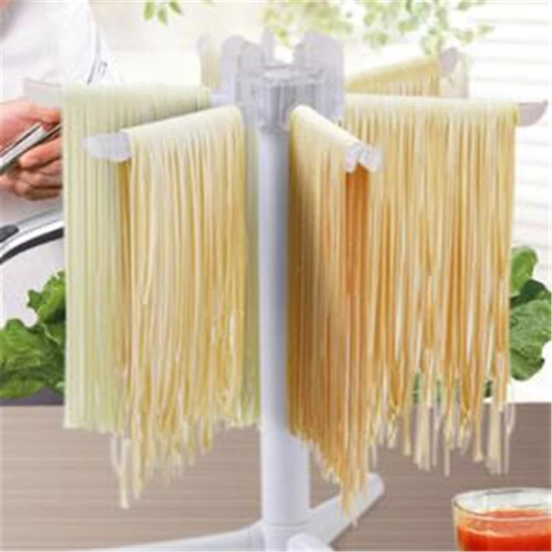 Estante plegable para secado de Pasta, secador de fideos para el hogar, utensilios de cocina para espaguetis frescos caseros