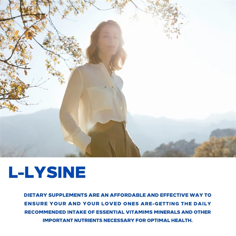 L-Lysine 1000mg - Supports Skin, Tendons and Bones, Boosts Immunity