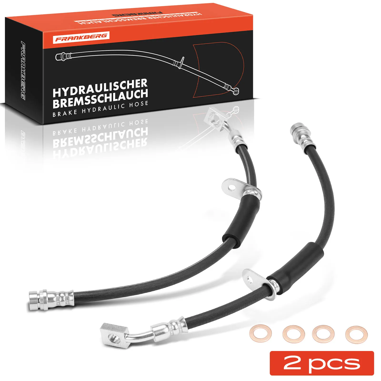 Frankberg 2x Remslang Achteras Links Rechts voor Ford Puma CF7 J2K 1.0L 1.5L Bj vanaf 2019 24232302L1TC2C339BD L1TC2C338BD