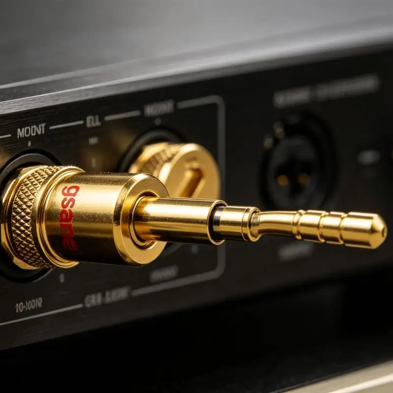 Metal Banana Plugs Speaker Wire Connectors Connector Fittings for Sound 