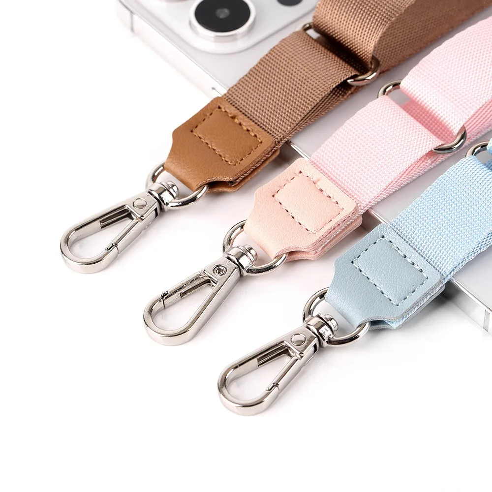 Phone Lanyard Universal Crossbody Cell Phone Lanyards Multifuctional Nylon Patch Anti Lost Adjustable Shoulder Neck Strap