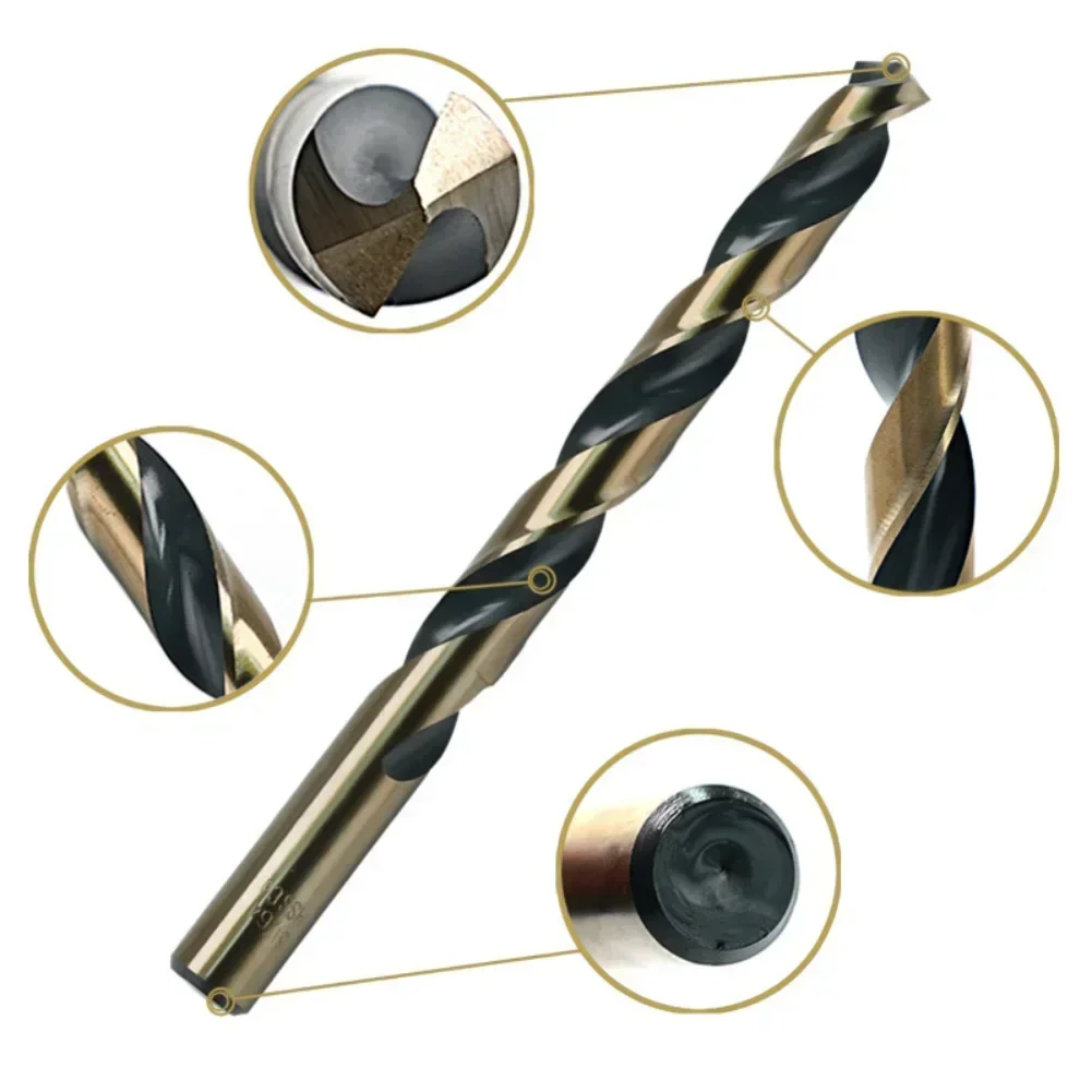 

Drill Bits For Metal And Wood DIY Tools 135 Point 165*80mm 6.49*3.14in HSS Twist Drill Efficient Cutting Design