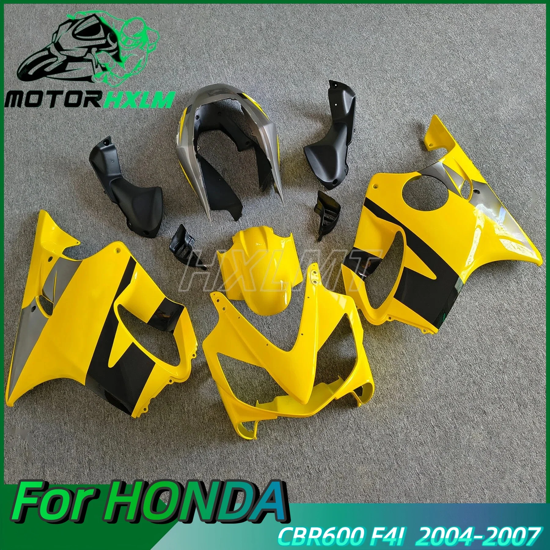 High Quality Motorcycle Fairing Kit For CBR600 CBR600F F4I 2004 2005 2006 2007 ABS Injection Bodywork Fairings Yellow