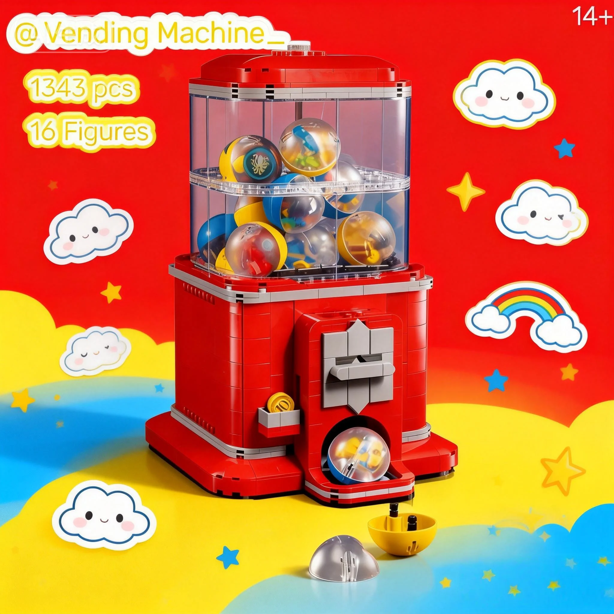 

Креативные идеи 21358: Конструктор «Торговый автомат» с монетоприемником, игровой набор из кирпичиков, подарки для детей на Рождество и День рождения