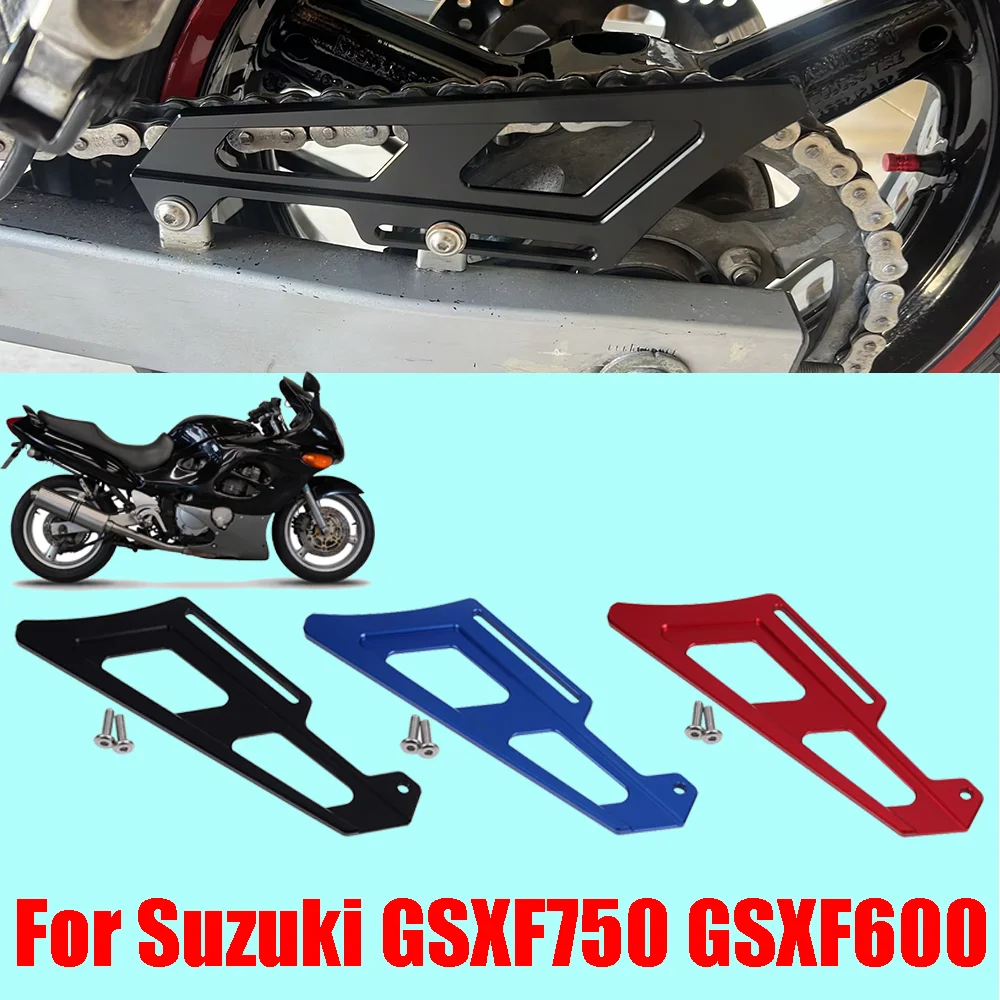 Acessórios para Motocicletas Suzuki GSXF750 GSXF600 GSXF 750 600 GSX750F GSX600F Katana, Protetor de Corrente do Pinhão Traseiro